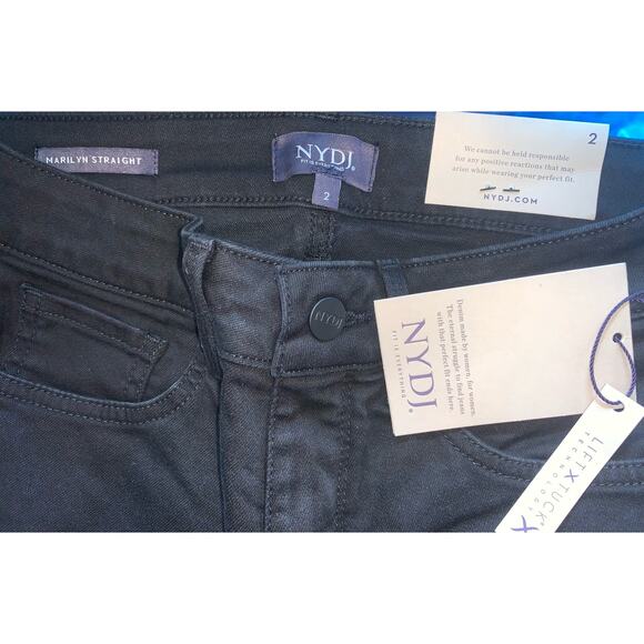 NYDJ Marilyn Straight Leg Jeans- Size 2 - Picture 6 of 7
